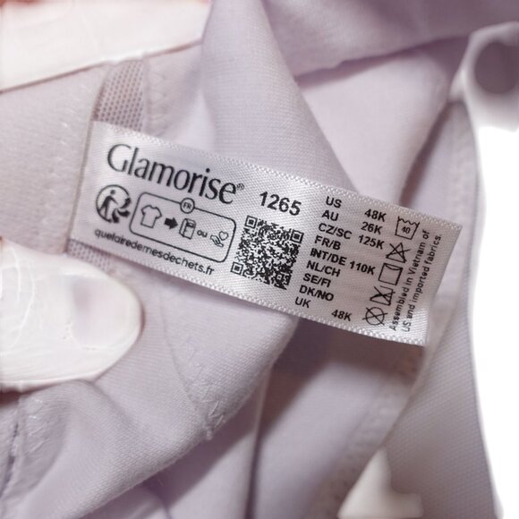 NWT Glamorise Full-Figure MagicLift Front Close Posture Back Support Bra Sz 48K - Picture 6 of 6